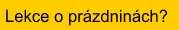 prazdniny